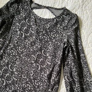 LOFT Stretchy Floral Blouse with Keyhole Back